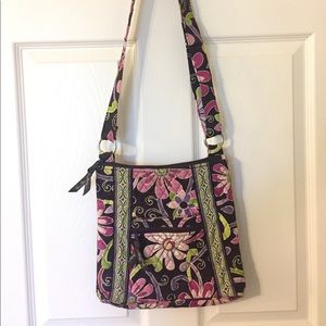 VERA BRADLEY Purple Punch Hipster Crossbody